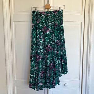 NEW - Topshop high-low polka dot skirt - size 6